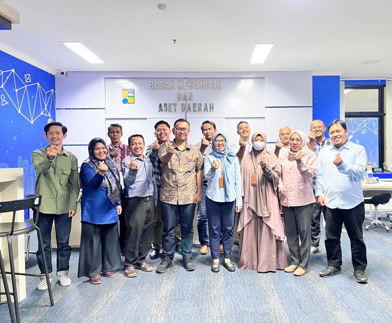 Kunjungan Kerja BKAD Kabupaten Cianjur dalam rangka Koordinasi dan Konsultasi Pengelolaan Keuangan Daerah terutama berkaitan dengan Digitalisasi Penatausahaan Keuangan Daerah