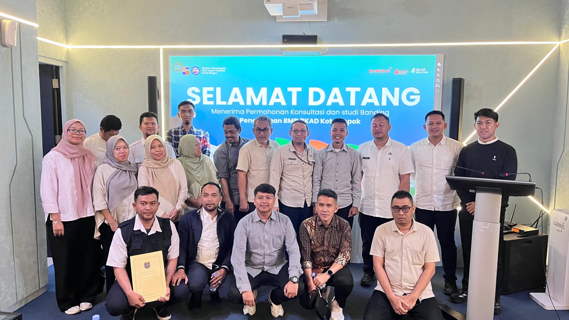 Menerima Permohonan Konsultasi dan Studi Banding Pengelolaan BMD BKAD Kota Depok